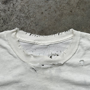 1990s Thrashed White Blank Tee (S)