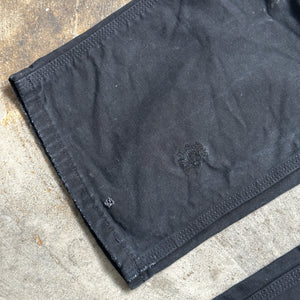 1990s Carhartt Black Over Dyed Repaired Double Knee Pants (29"/34")