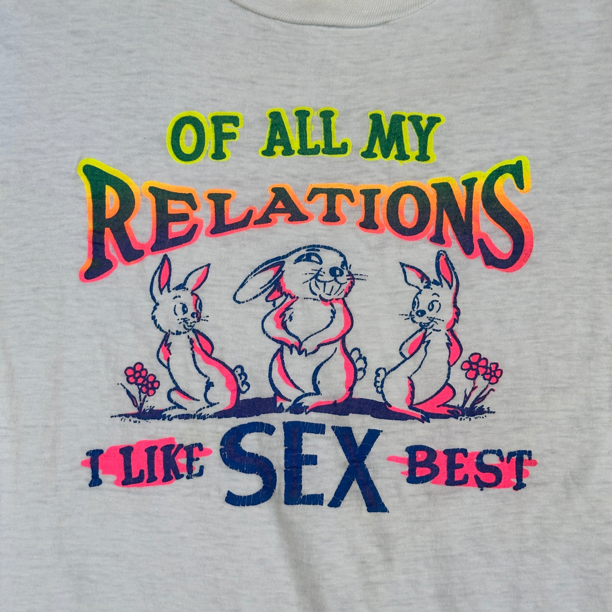 1970s "I Like Sex The Best" Thrashed Tee