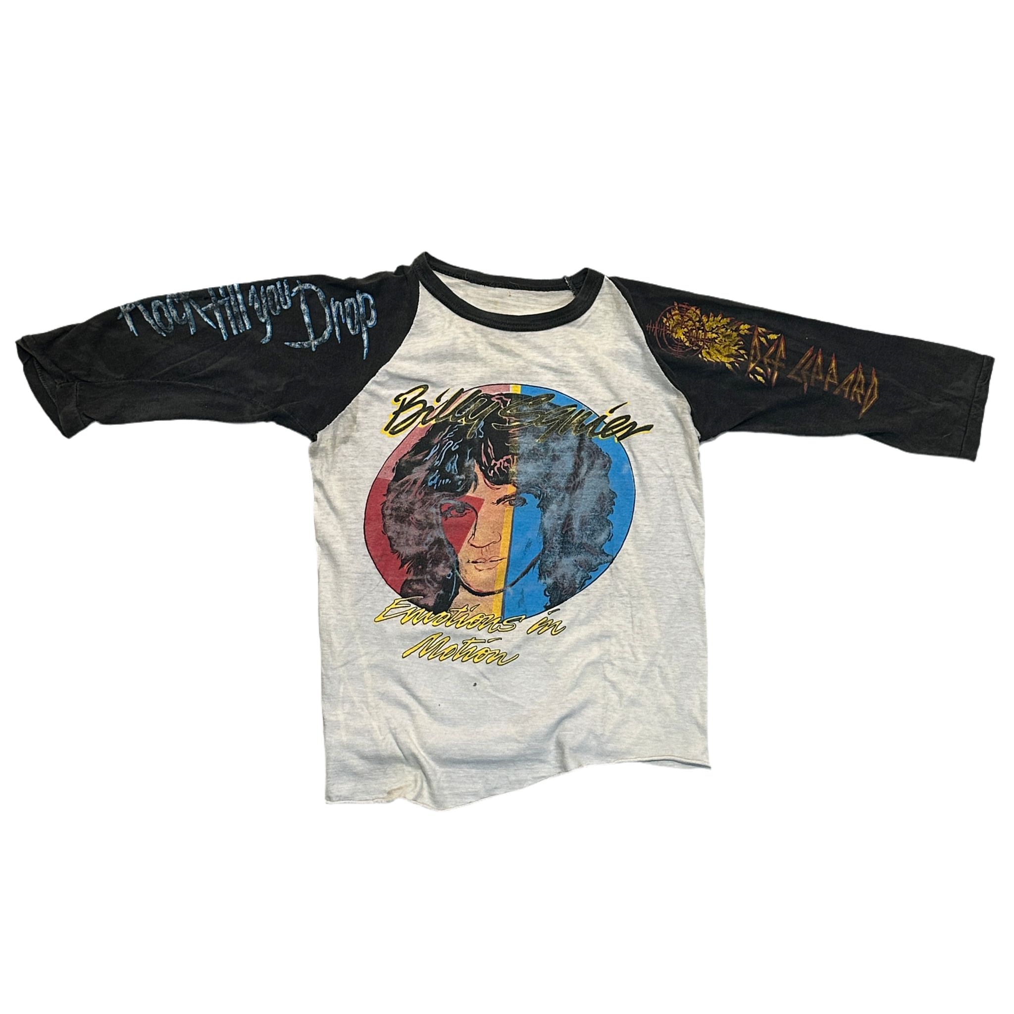 1983 Billie Squier x Def Leppard Raglan Sleeve Tour Tee