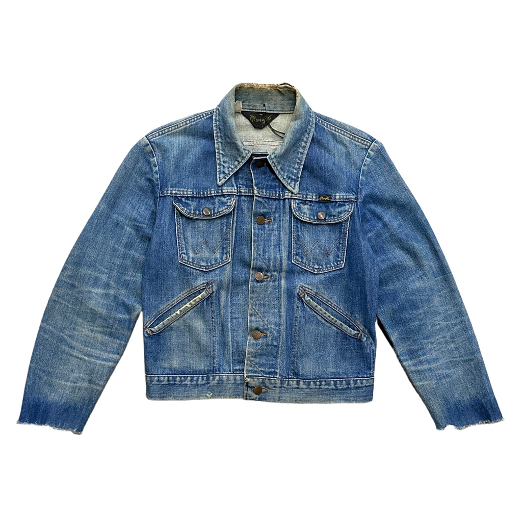 1970s Wrangler Faded Thrashed Denim Jacket