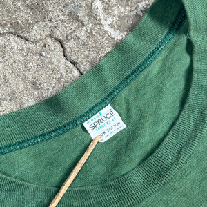 1960s “C.W. Post” Sunfaded Green Boxy Tee