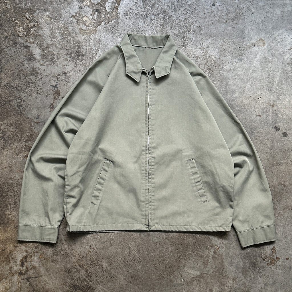 1960s Sage Green Boxy Harrington Jacket (L)