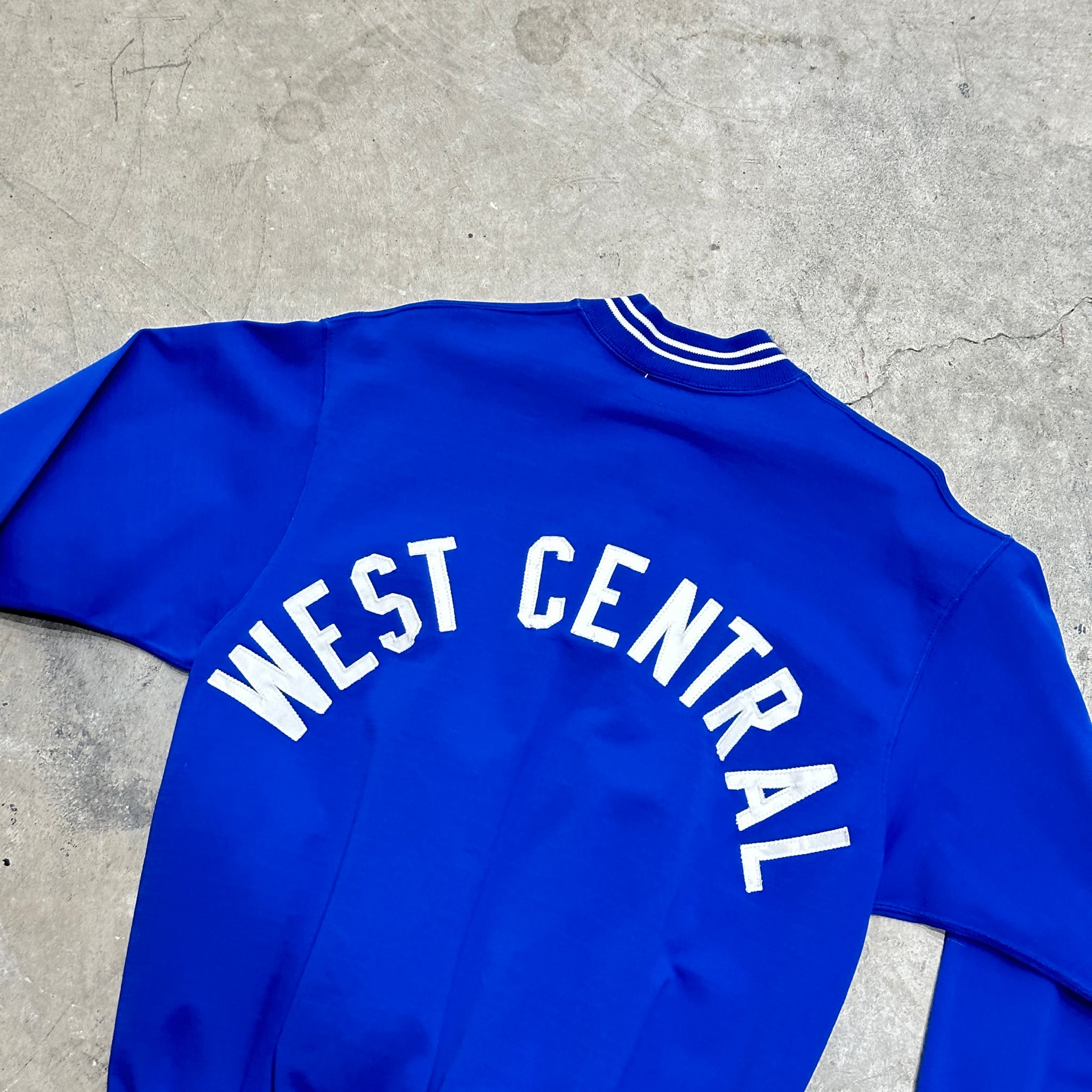 1960s "West Central" 1/4 Zip Warm Up Jacket