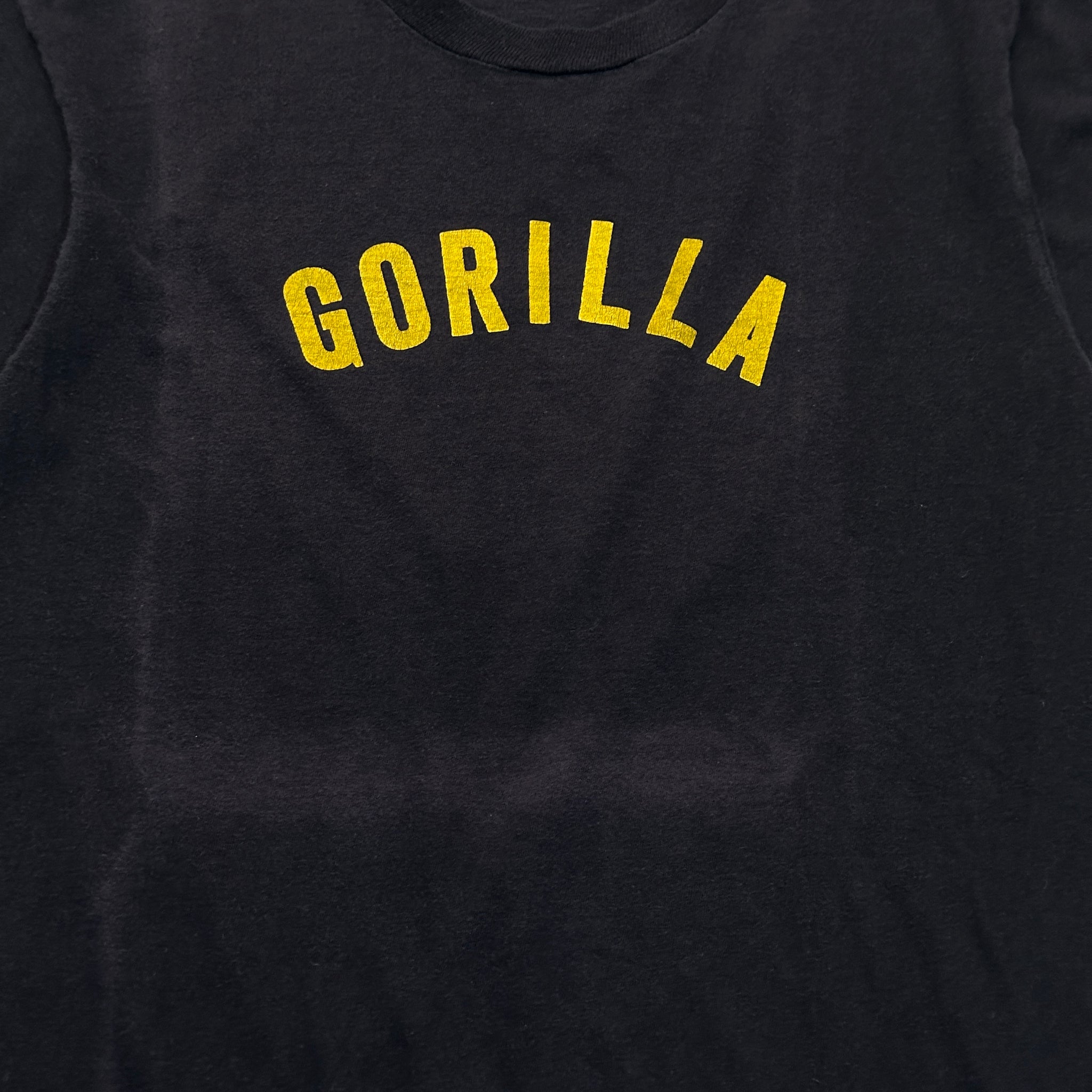 1970s Faded Black "Gorilla" Tee