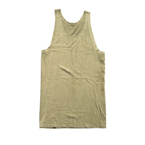 1940s U.S. Army WWII Blank Olive Tank (L)