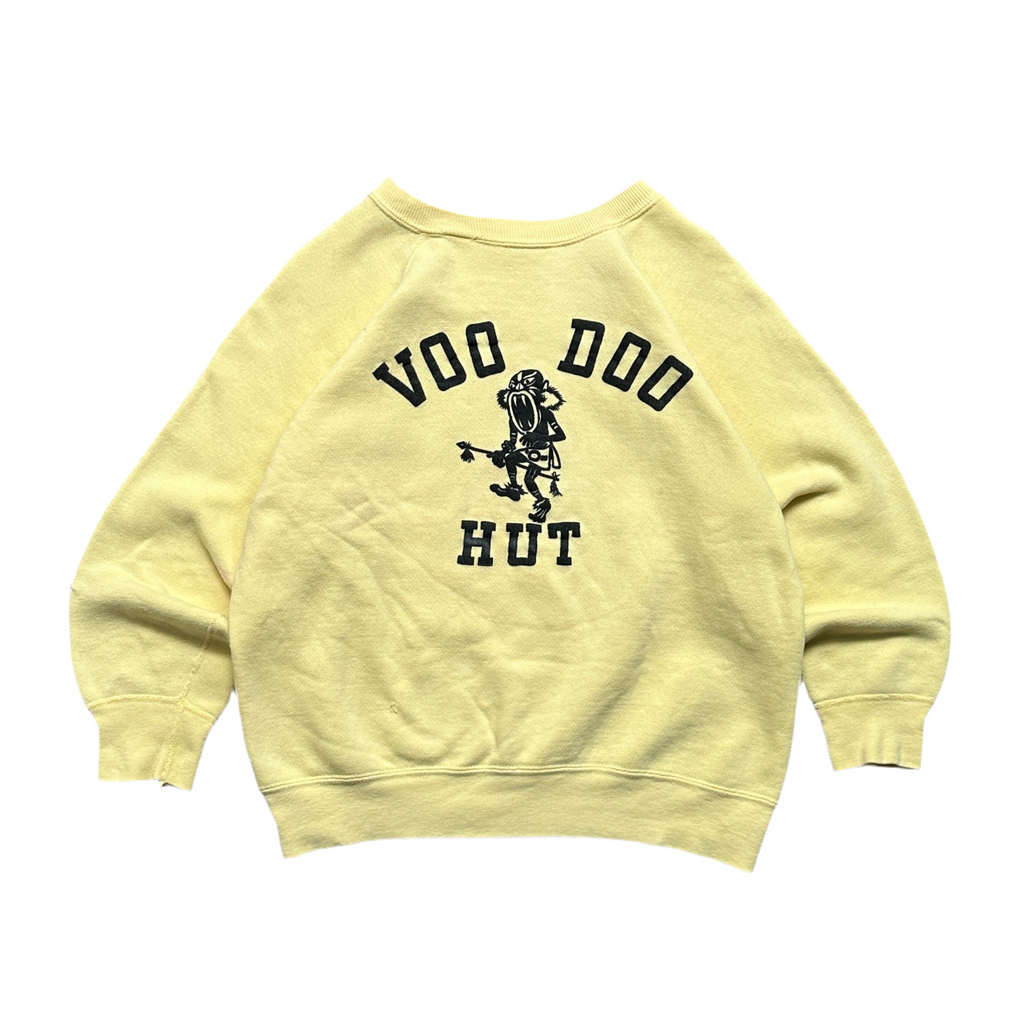 1960s "Voo Doo Hut" Raglan Sleeve Crewneck (S)