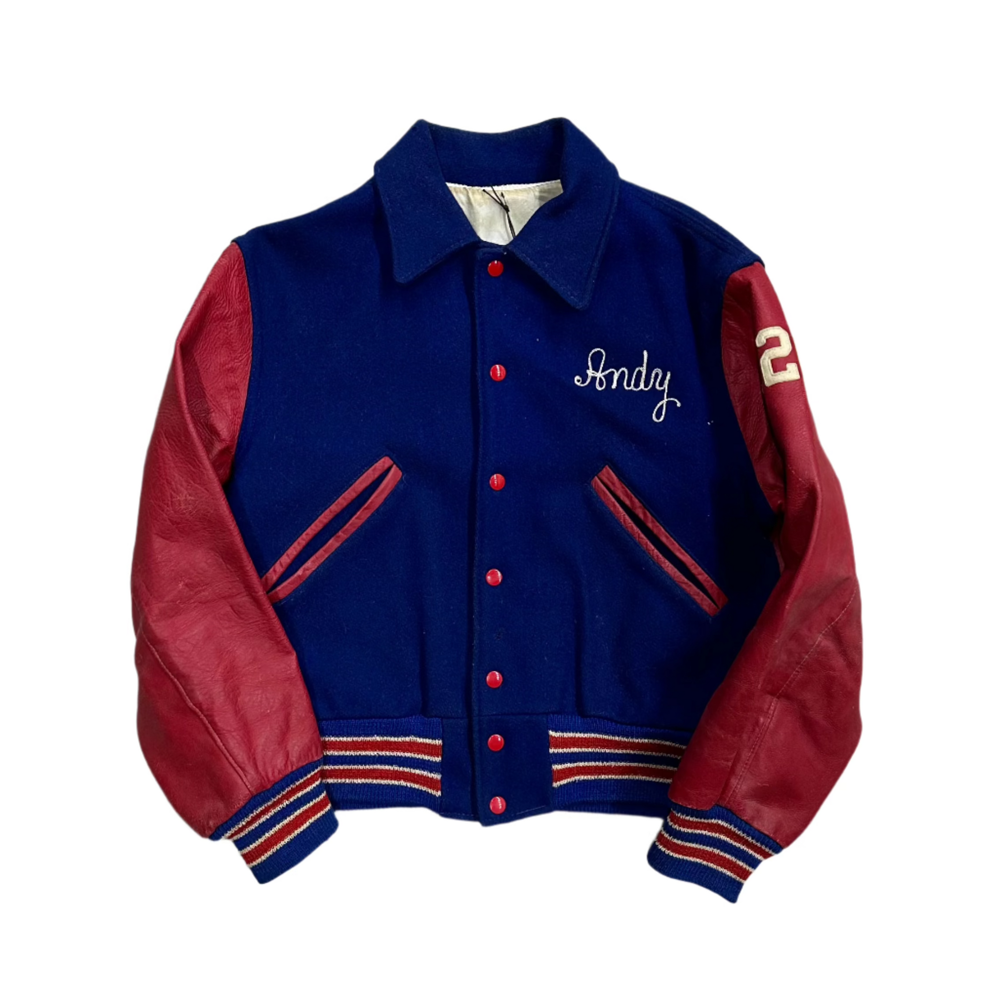 1960s Chain Stitched "Buckskin Wrestling" Varsity Jacket