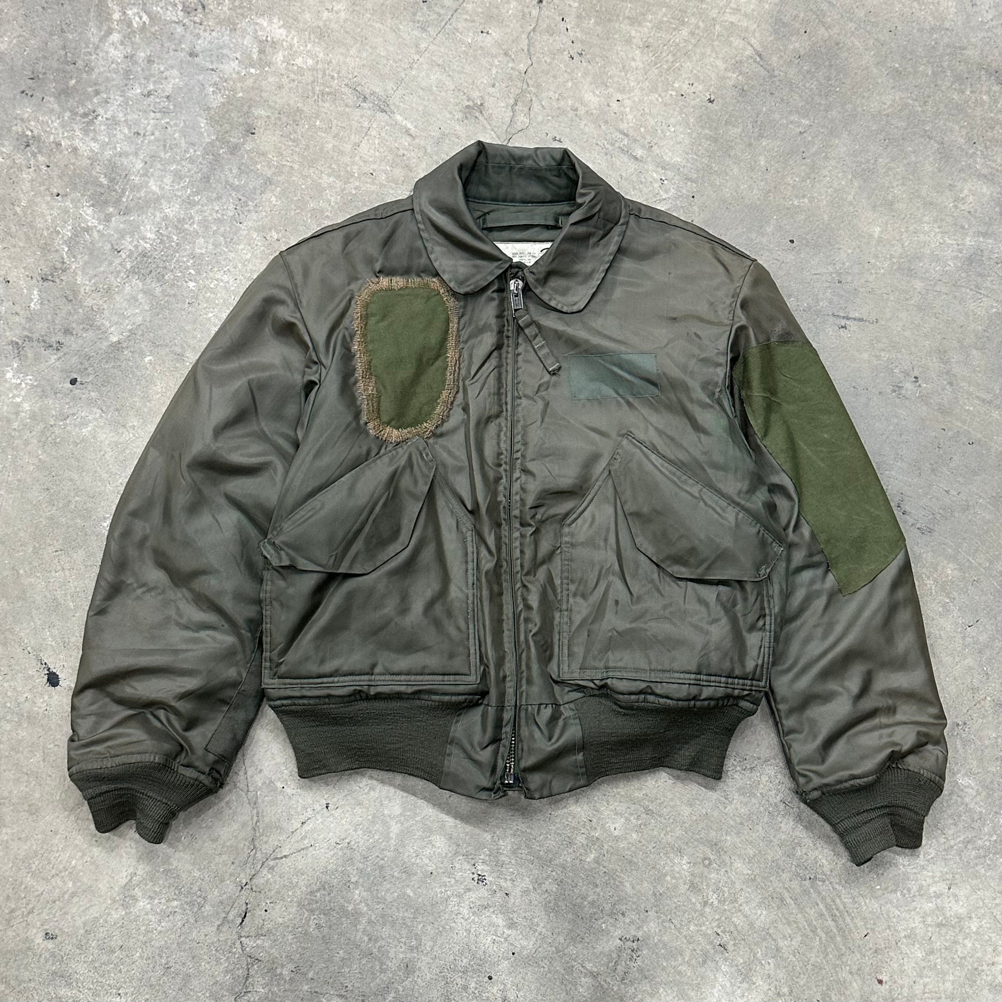 1980s Repaired CWU-44P Patchwork Bomber Jacket