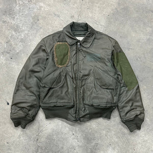 1980s Repaired CWU-44P Patchwork Bomber Jacket