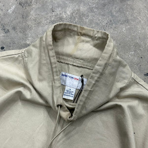 1990s Benetton Light Tan Cotton Smok