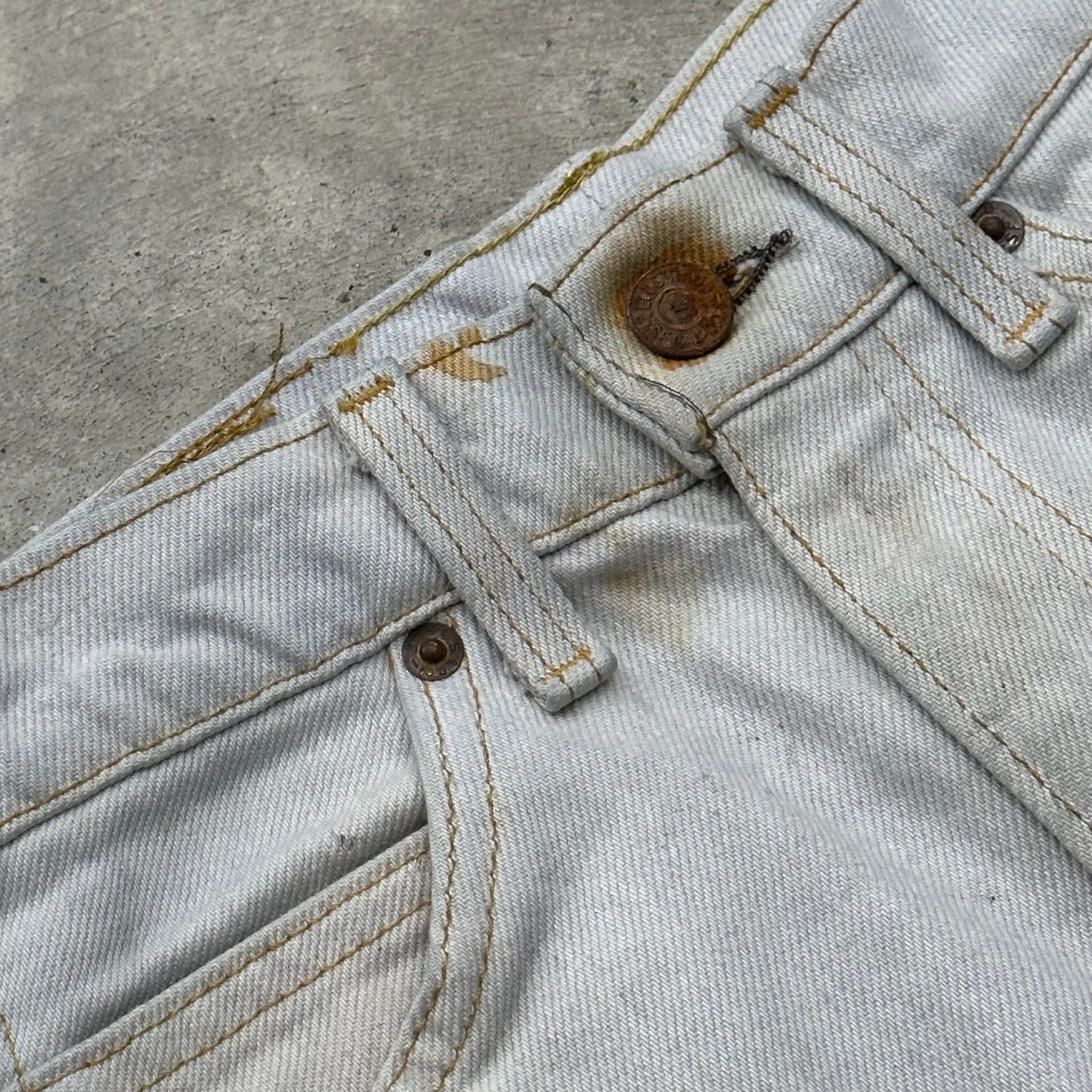 1980s Levi's 517 Reworked & Repaired Flared Jeans