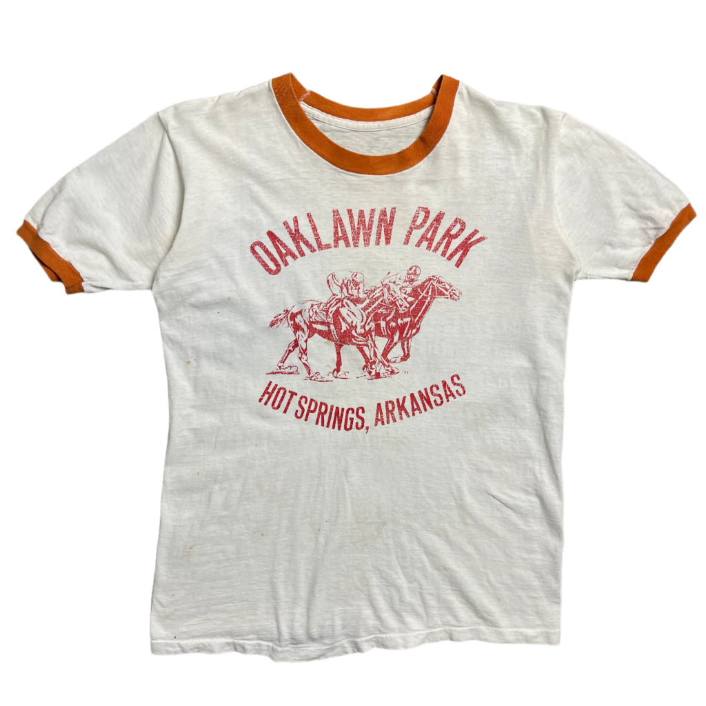 1960s "Oaklawn Park" Stained Ringer Teeshirt