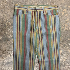 1960s Levis Sta Prest Rainbow Striped Slacks