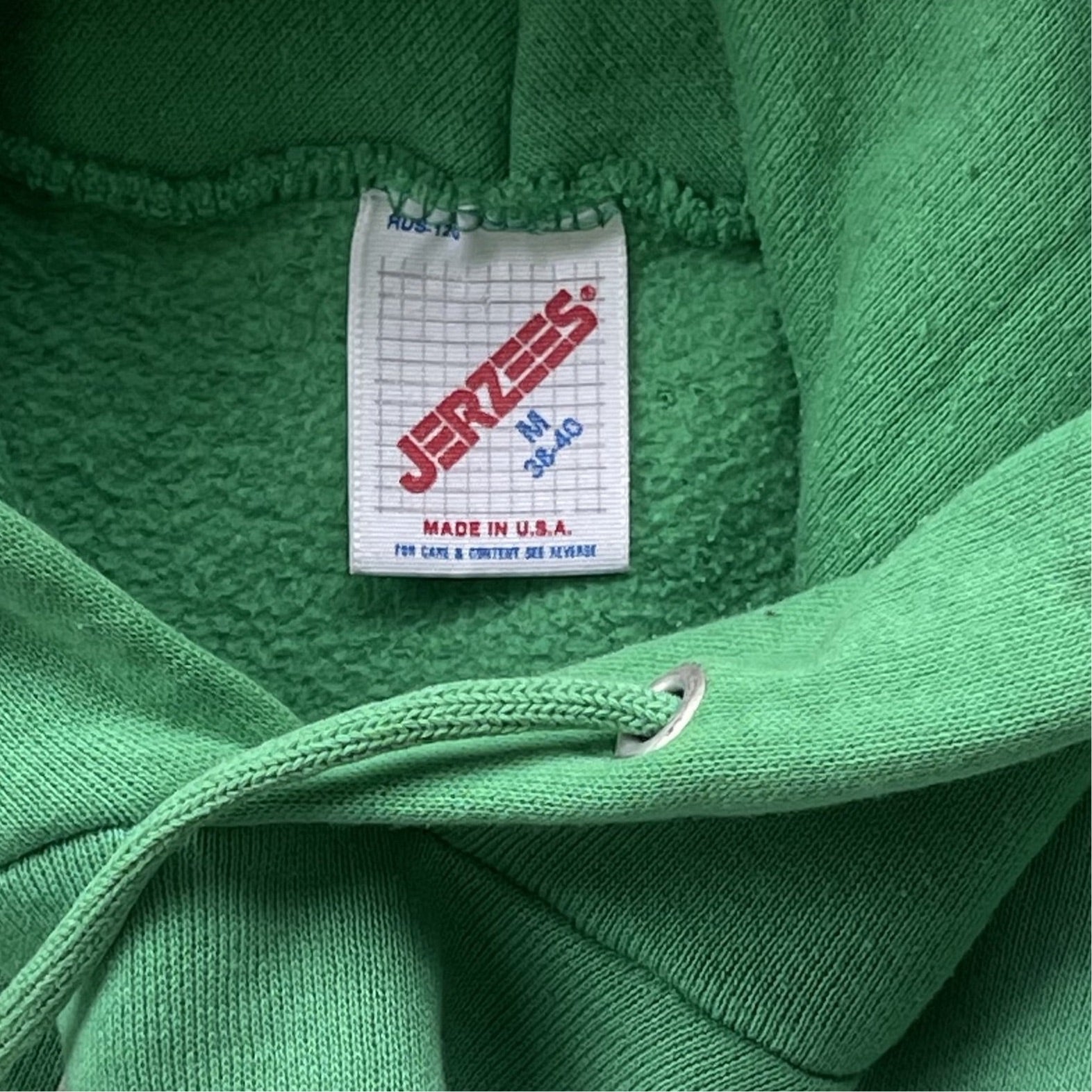 1990s "Seton Track" Kelly Green Hoodie