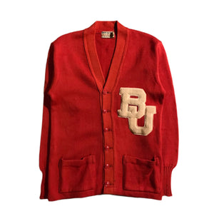 1940s “Boston University” Wool Cardigan