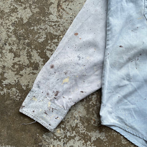 1960s Painted & Faded Chambray Button Up