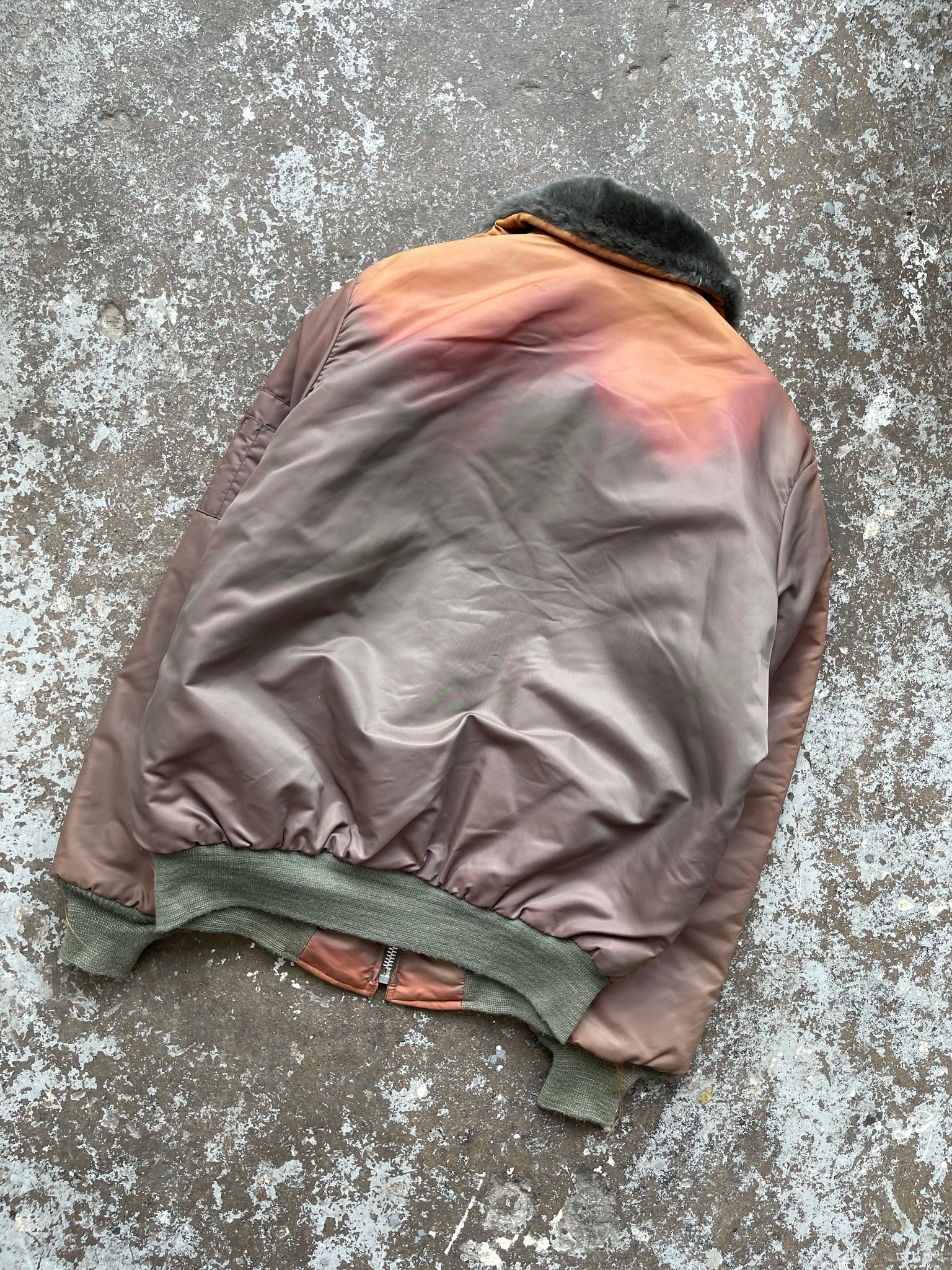 1960s Sun Faded Bomber Jacket