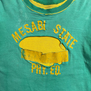 Camiseta de doble capa golpeada "Mesabi State" de los años 60