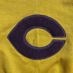 1950s Golden Yellow "C" Wool Concordia College Moorhead Sweater