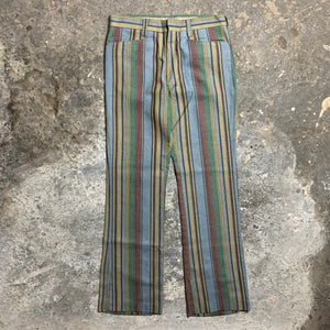 1960s Levis Sta Prest Rainbow Striped Slacks